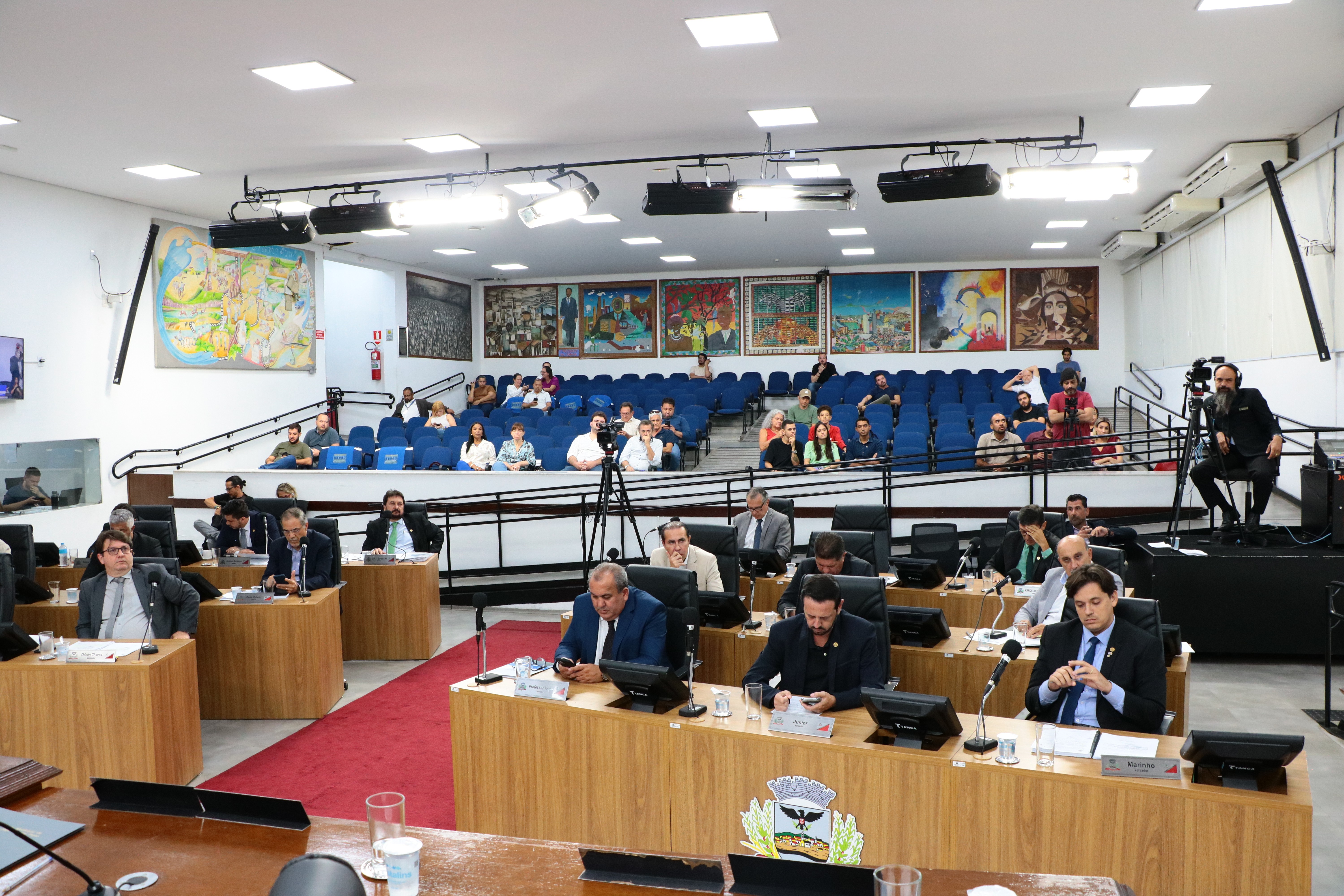 Vereadores analisam dez projetos na próxima quinta-feira 