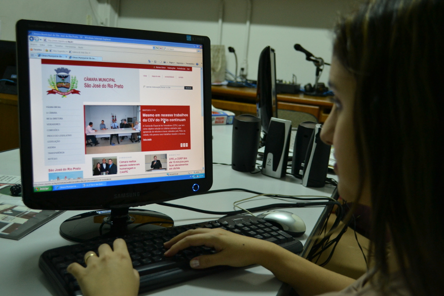 Novo portal da Câmara oferece mais transparência - Foto: Suelen Tavares/AICM