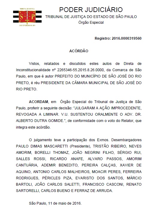 Íntegra da decisão que garante isenção de IPTU foi publicada nesta sexta-feira 13