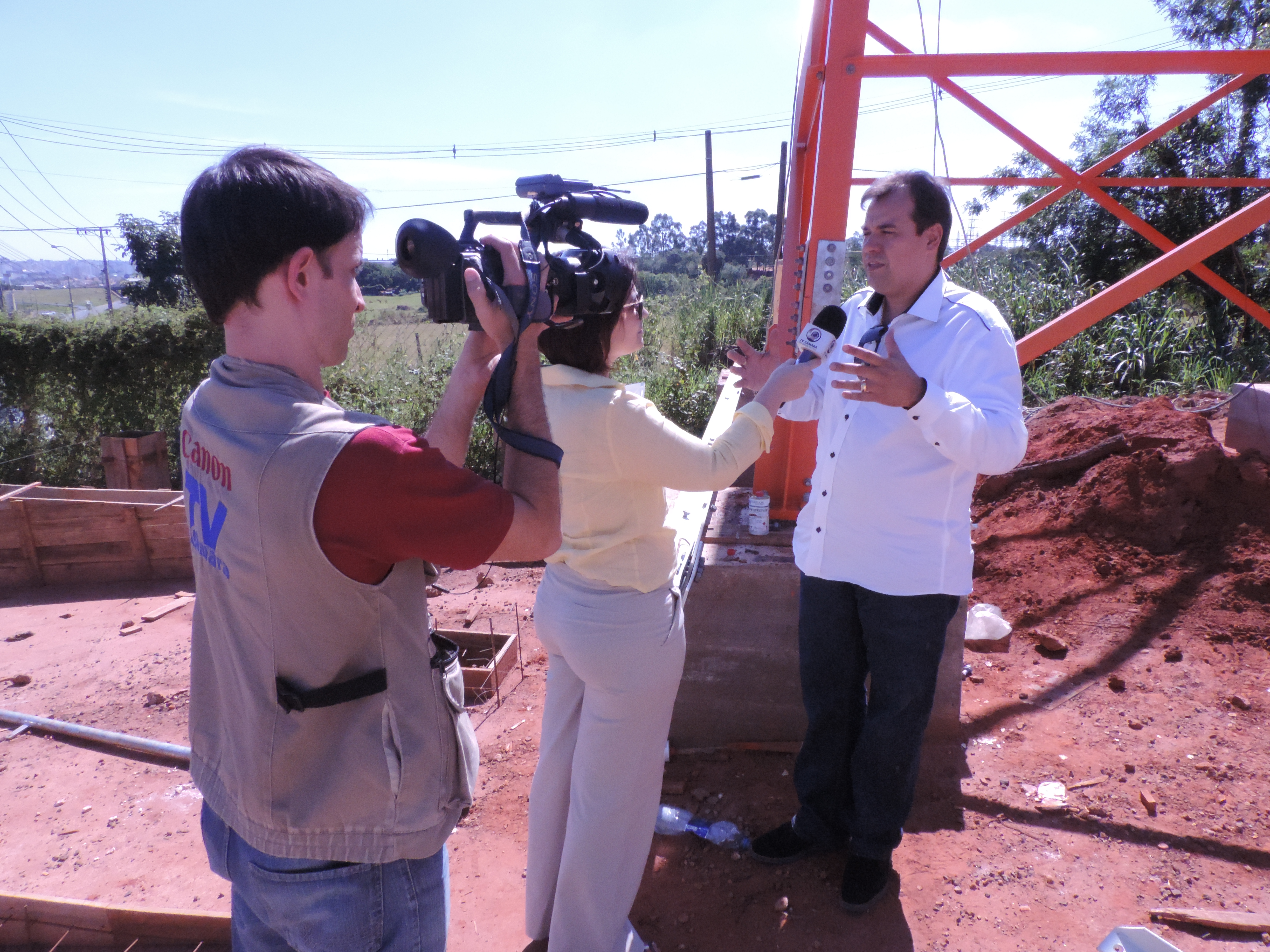 Antena faz parte do processo de abertura de sinal da TV Câmara